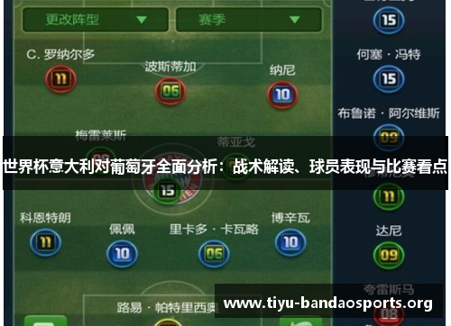 世界杯意大利对葡萄牙全面分析:战术解读、球员表现与比赛看点 世界杯意大利对葡萄牙全面分析:战术解读、球员表现与比赛看点