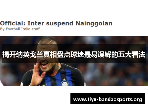 揭开纳英戈兰真相盘点球迷最易误解的五大看法 揭开纳英戈兰真相盘点球迷最易误解的五大看法