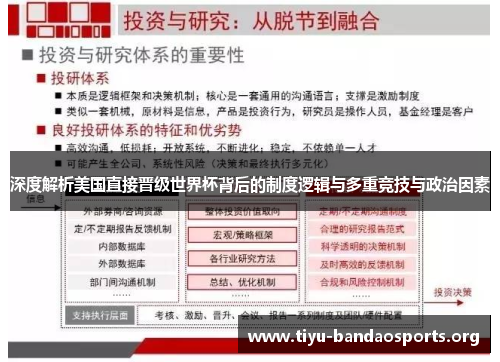 深度解析美国直接晋级世界杯背后的制度逻辑与多重竞技与政治因素